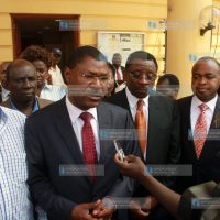 Machakos Senator Johnstone Muthama and Bungoma Senator Moses Wetangula
