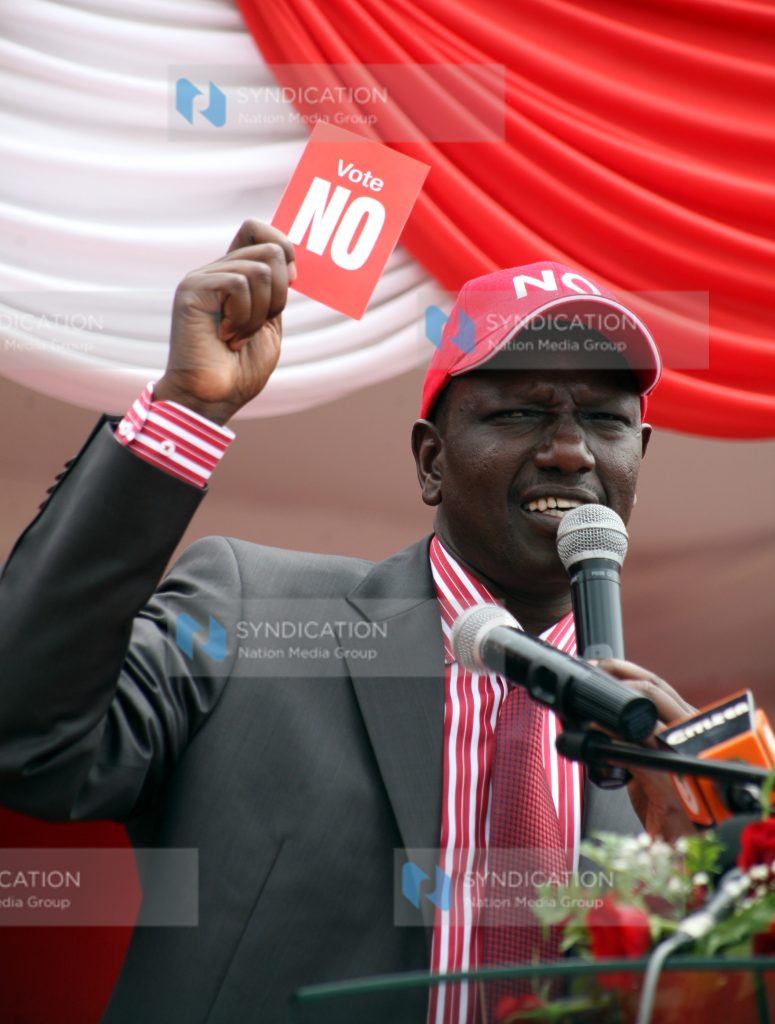 Higher education minister William Ruto