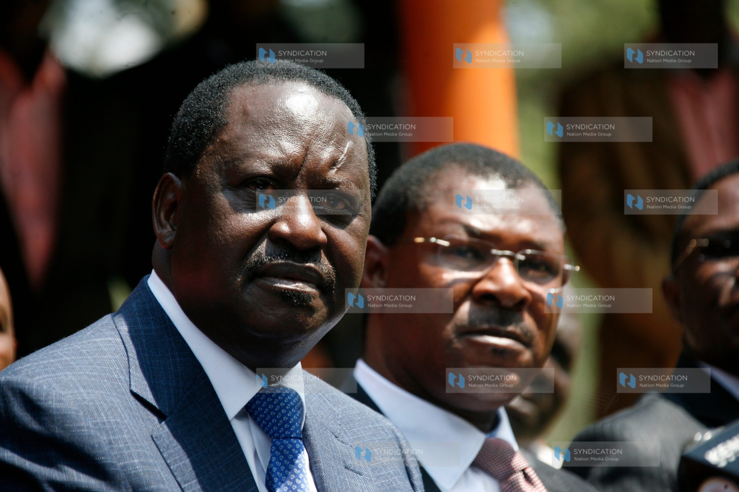 Cord Leaders Raila Odinga and Moses Wetangula