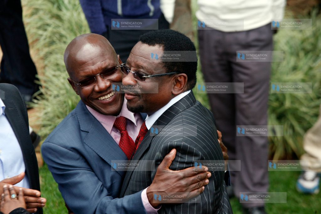 Senators Bonny Khalwale and James Orengo