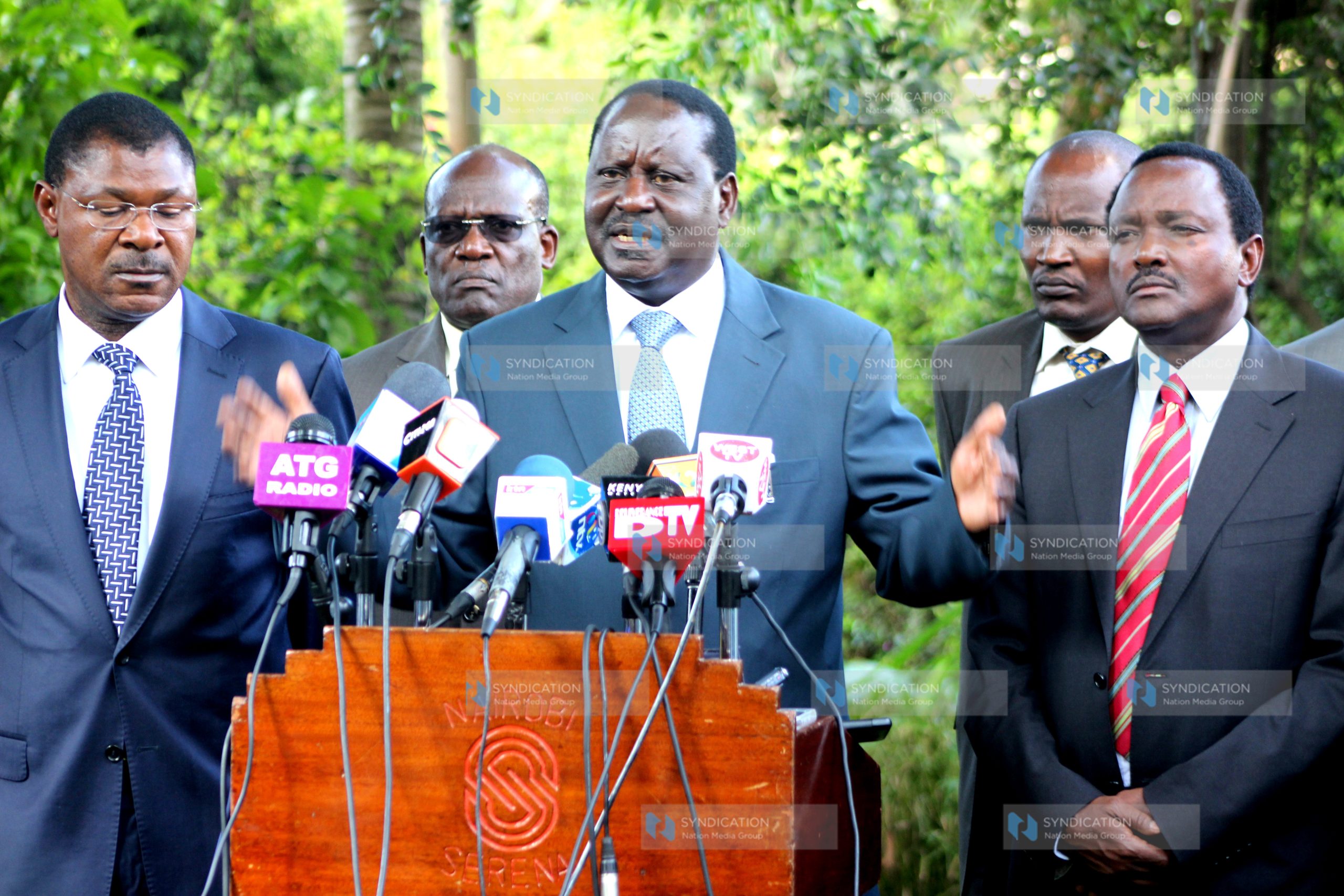 CORD leader Raila Odinga