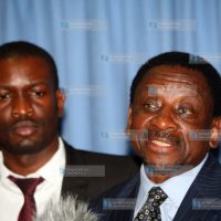 Siaya Senator James Orengo and Lawyer Edwin Sifuna