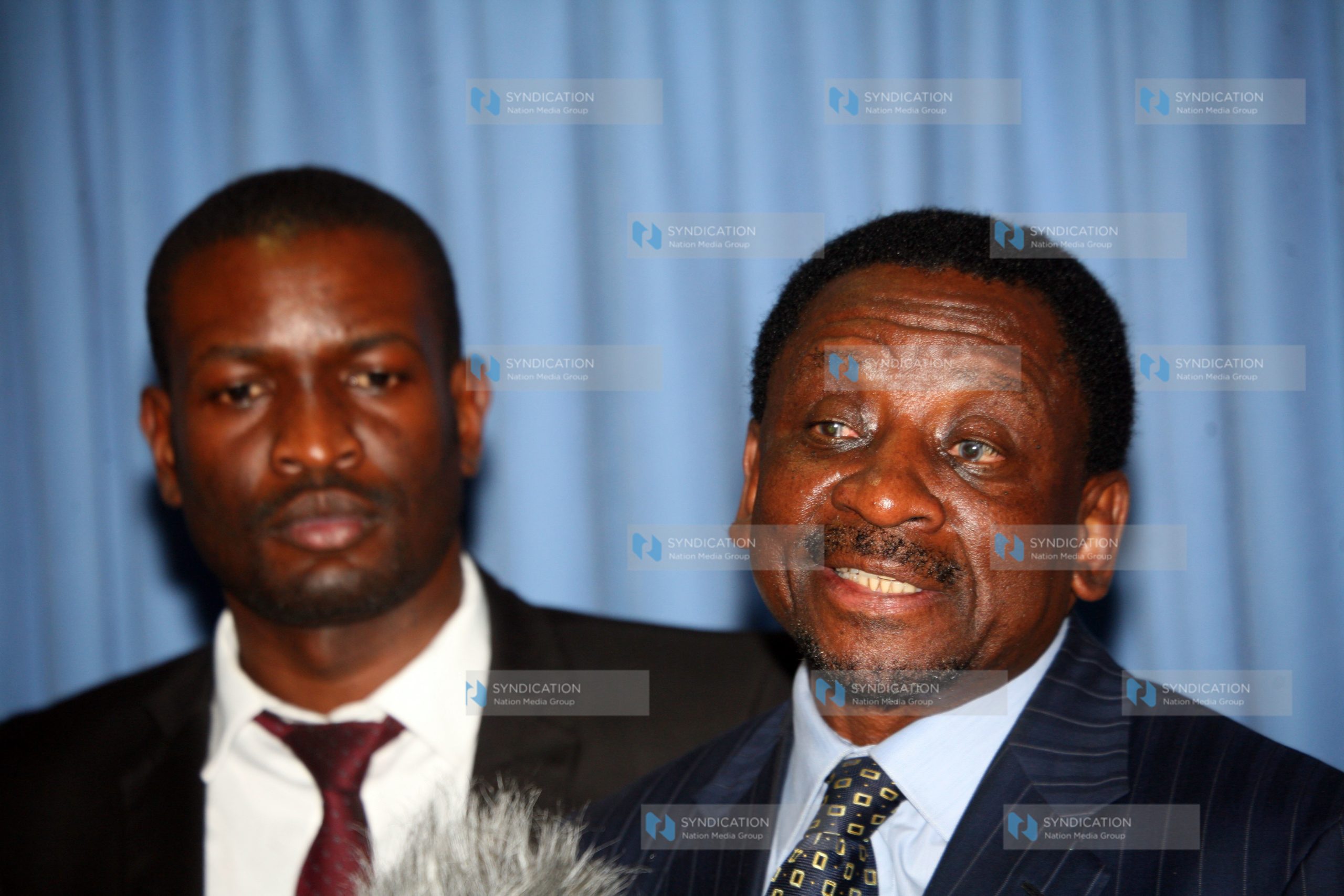 Siaya Senator James Orengo and Lawyer Edwin Sifuna