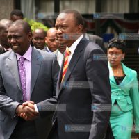 President Uhuru Kenyatta and his vice William Ruto