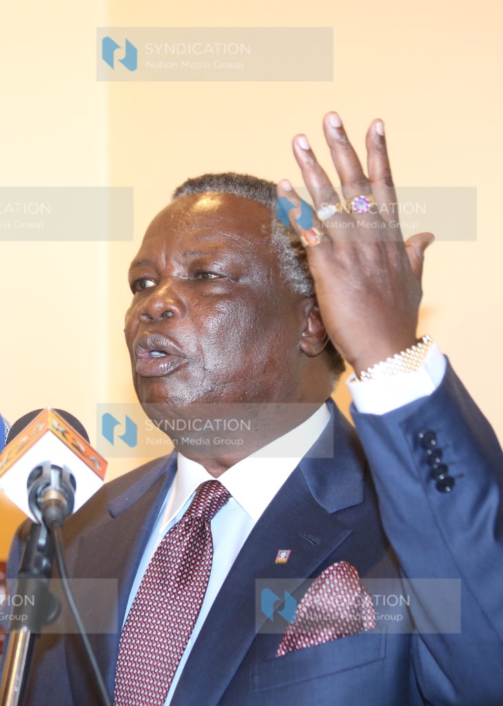COTU secretary general Francis Atwoli