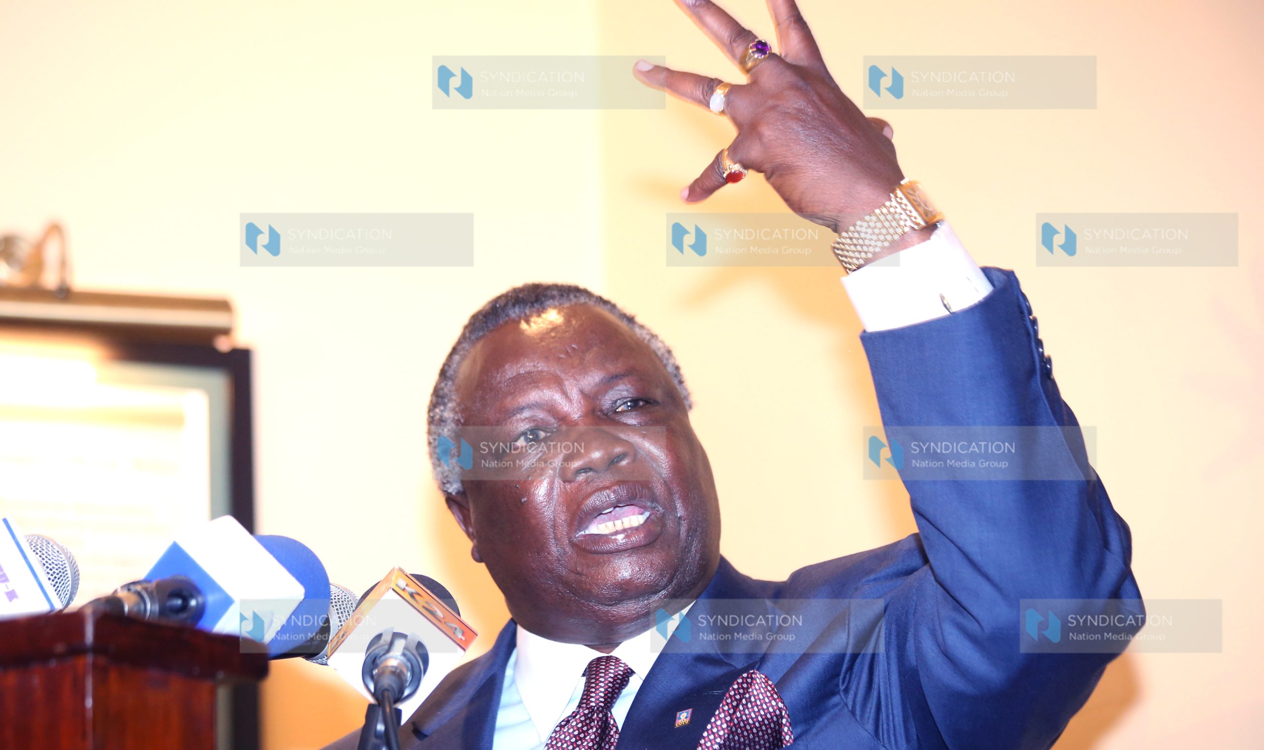 COTU secretary general Francis Atwoli