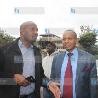 Gatundu South MP Moses Kuria and his lawyer Danson Mungatana