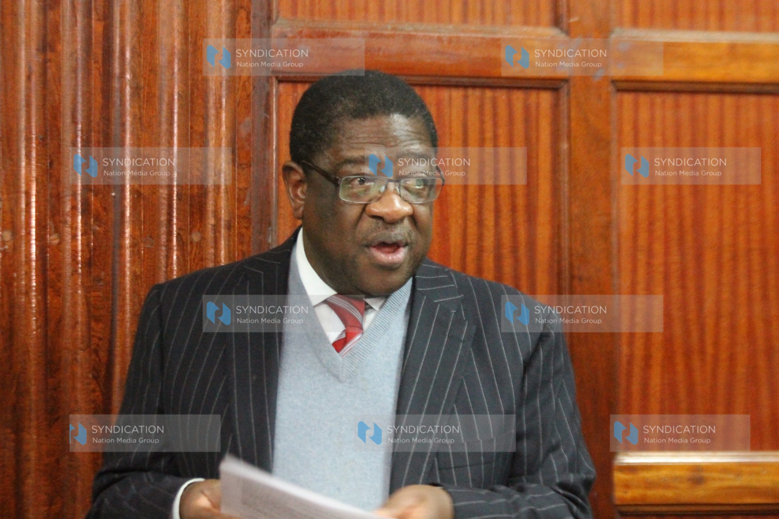 Busia Senator and former Attorney General Amos Wako