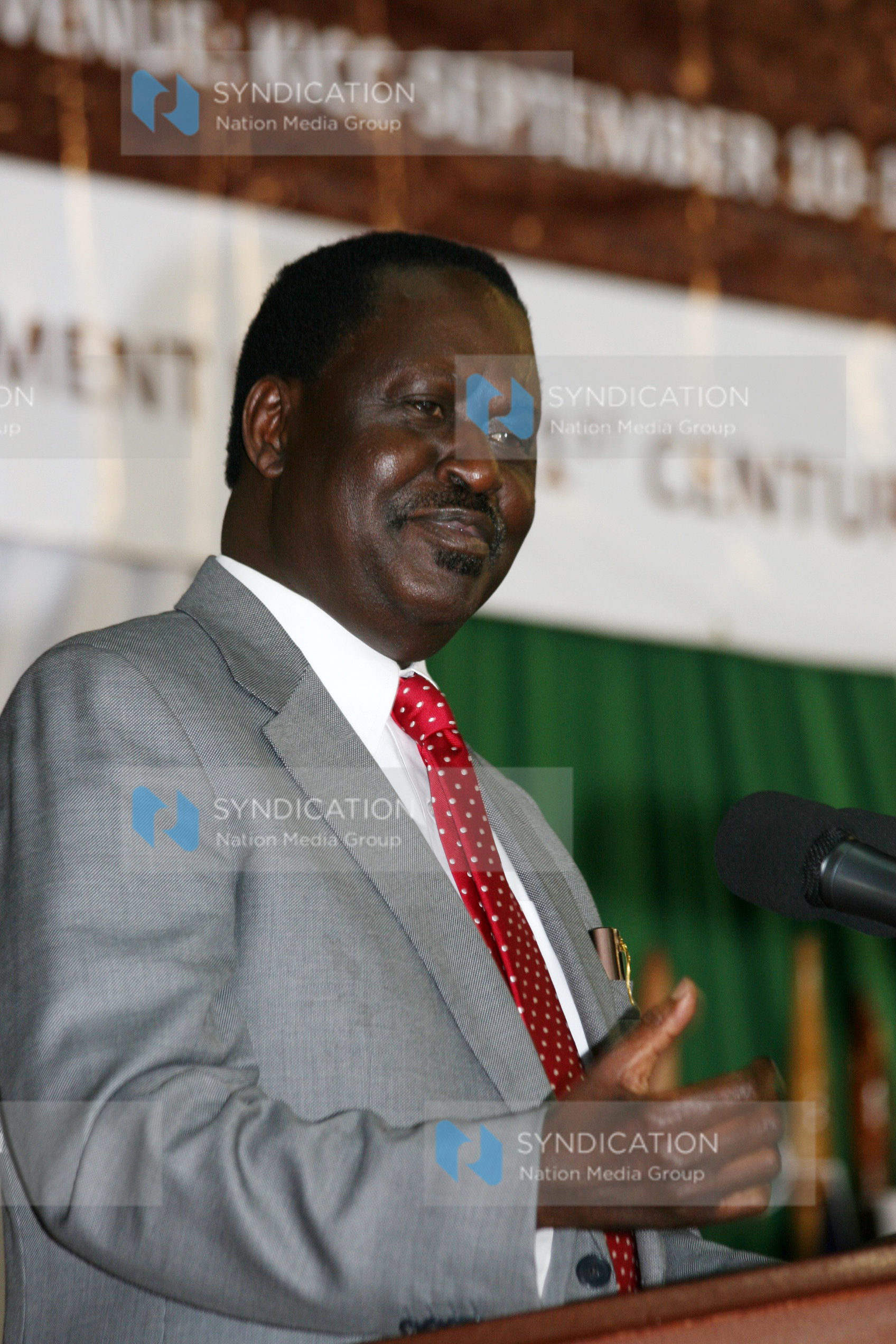 Prime Minister Raila Odinga