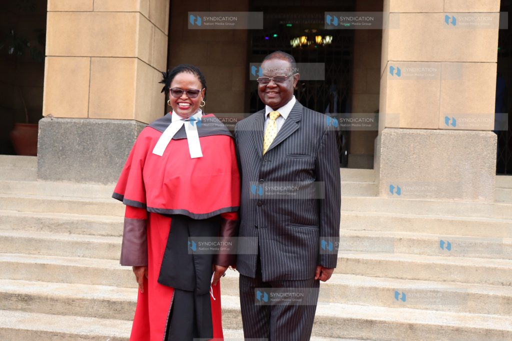 Meru Governor Kiraitu Murungi and Chief Justice Martha Koome