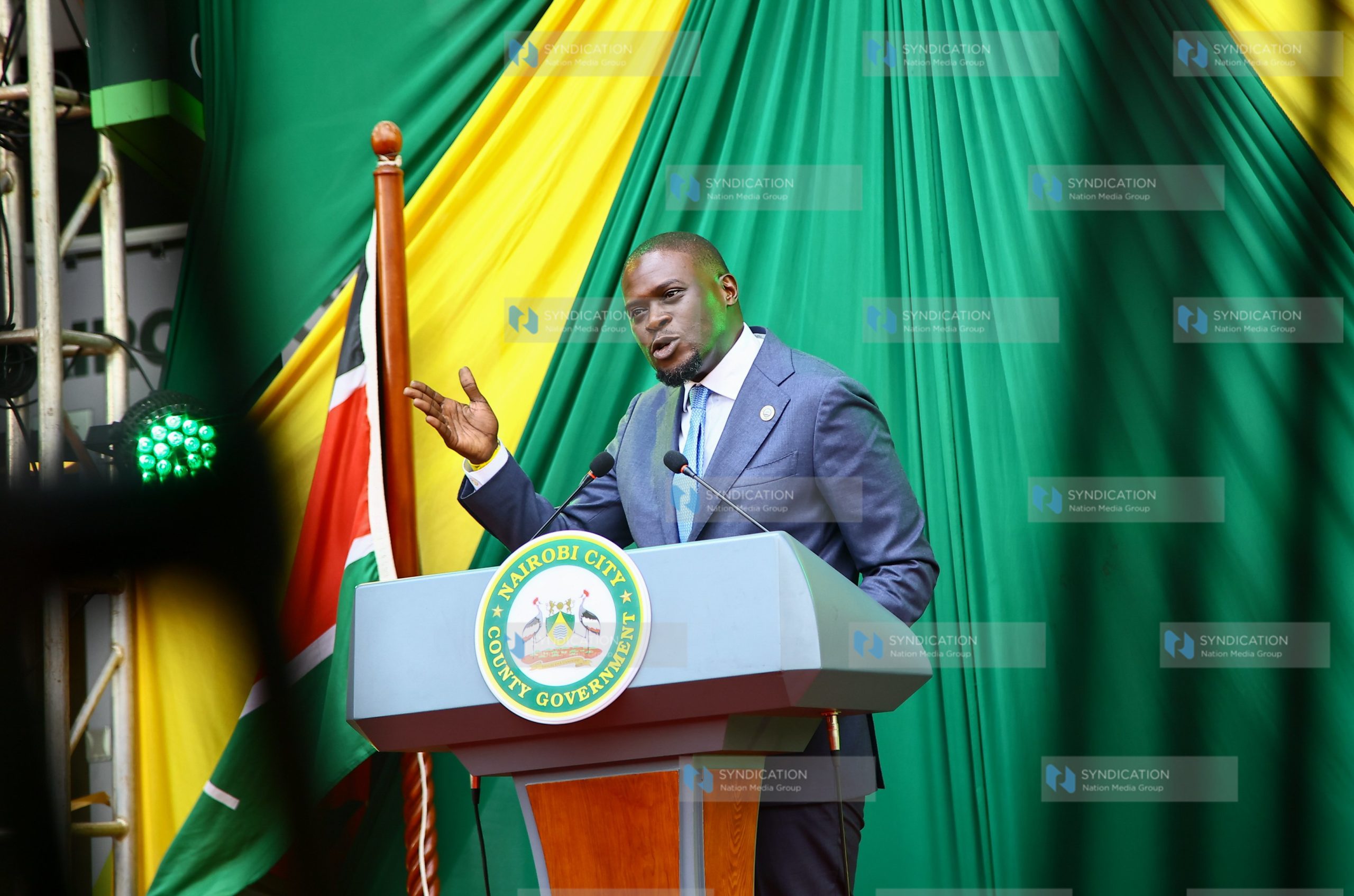 Nairobi County Governor Johnson Sakaja