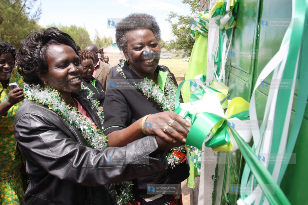 Handing over of a modern kitchen built