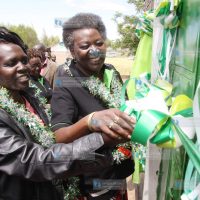 Handing over of a modern kitchen built