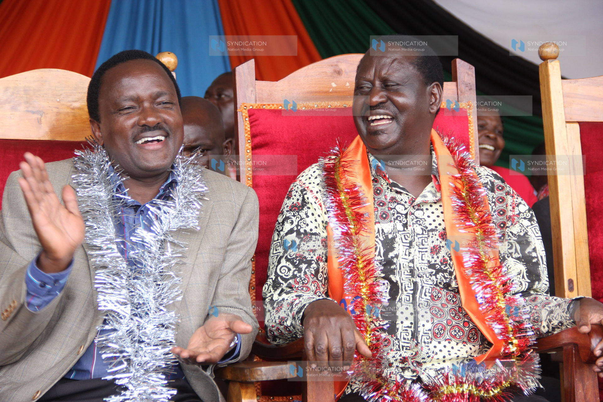 Cord principals Kalonzo Musyoka and Raila Odinga