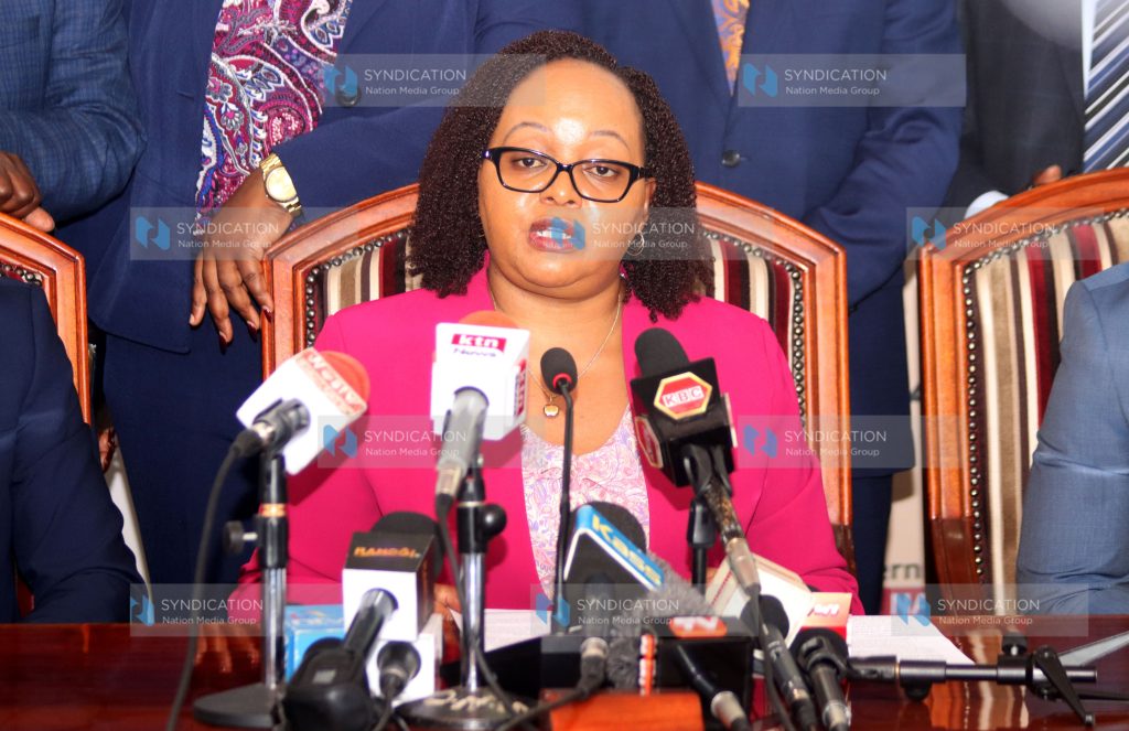 Council of Governors (CoG) Chair Anne Waiguru