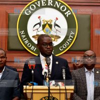 Nairobi County Governor Johnson Sakaja