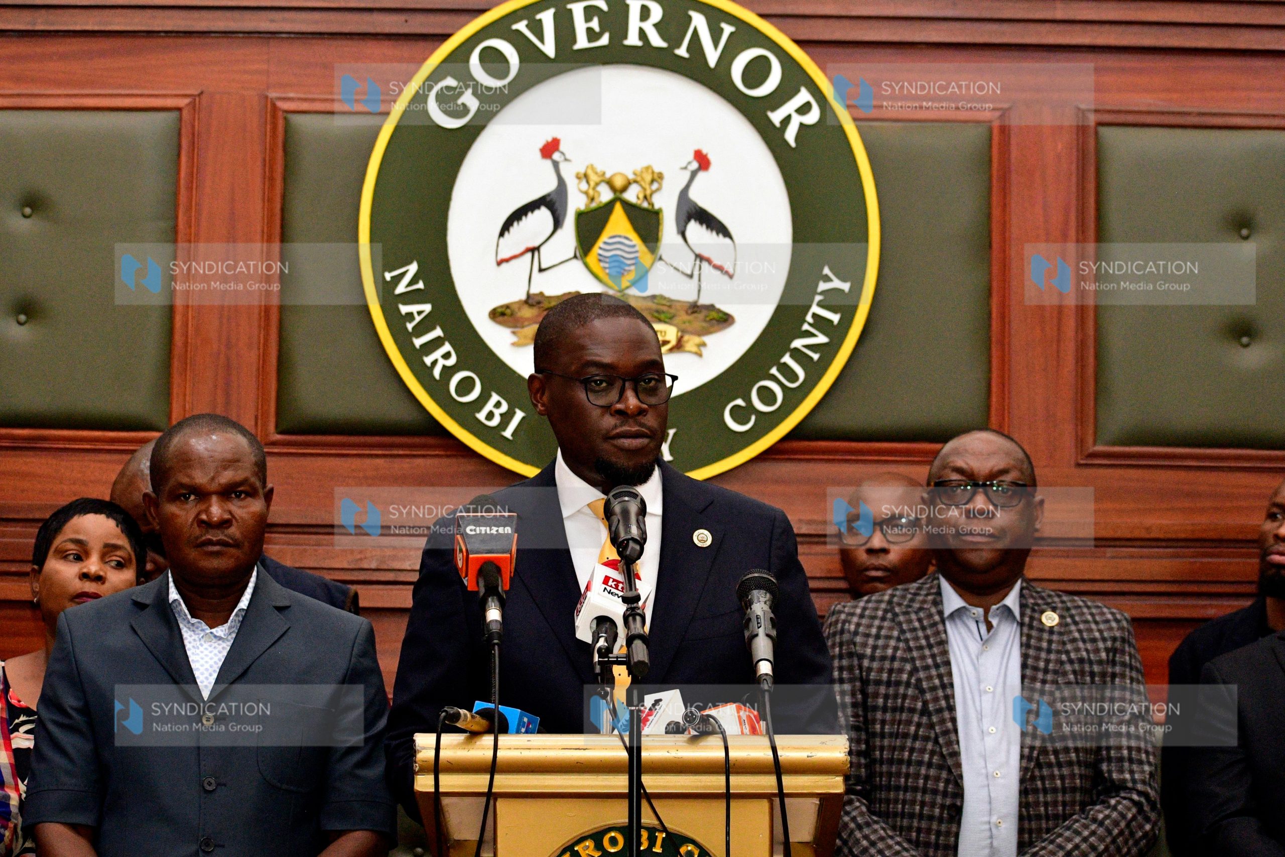 Nairobi County Governor Johnson Sakaja