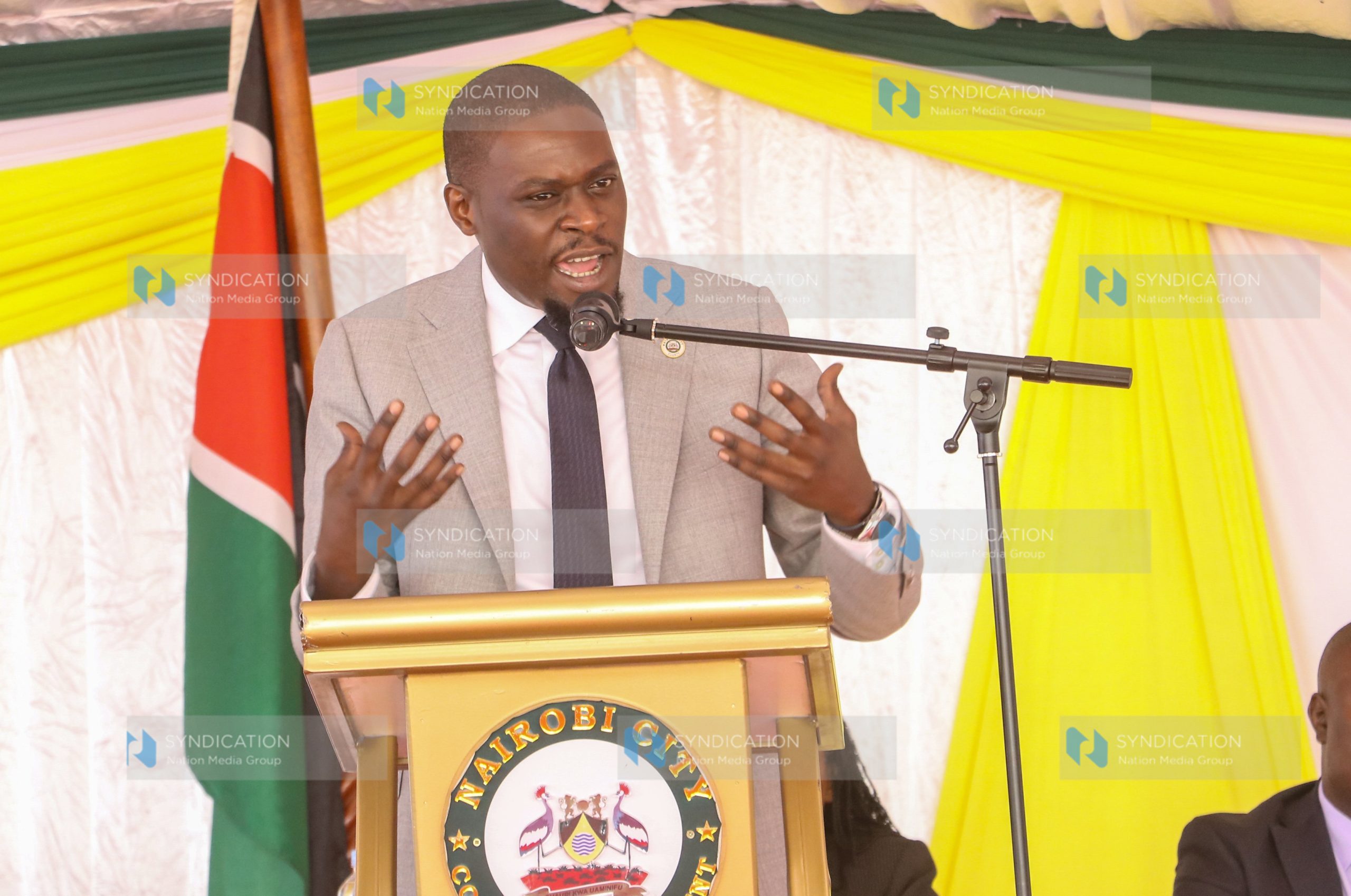 Nairobi County Governor Johnson Sakaja