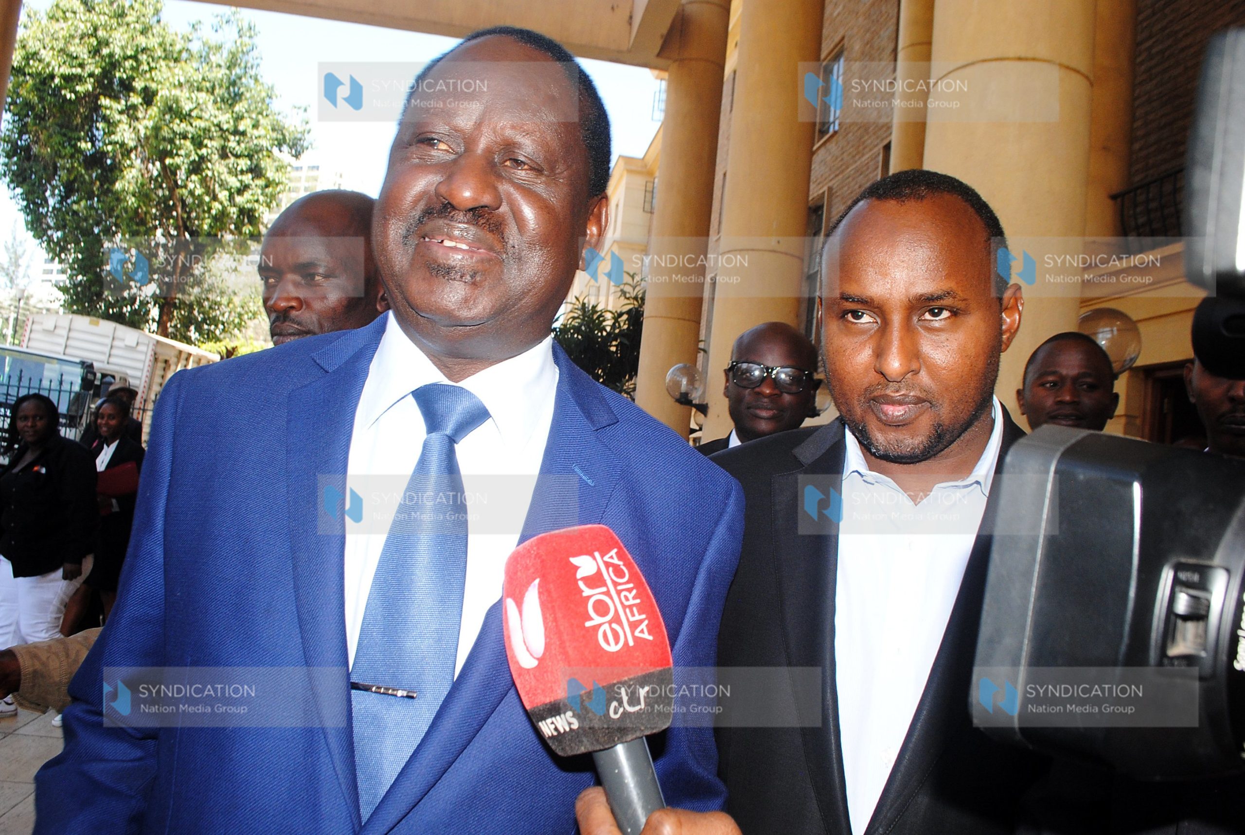 NASA leader Raila Odinga and Suna East MP Junet Mohamed