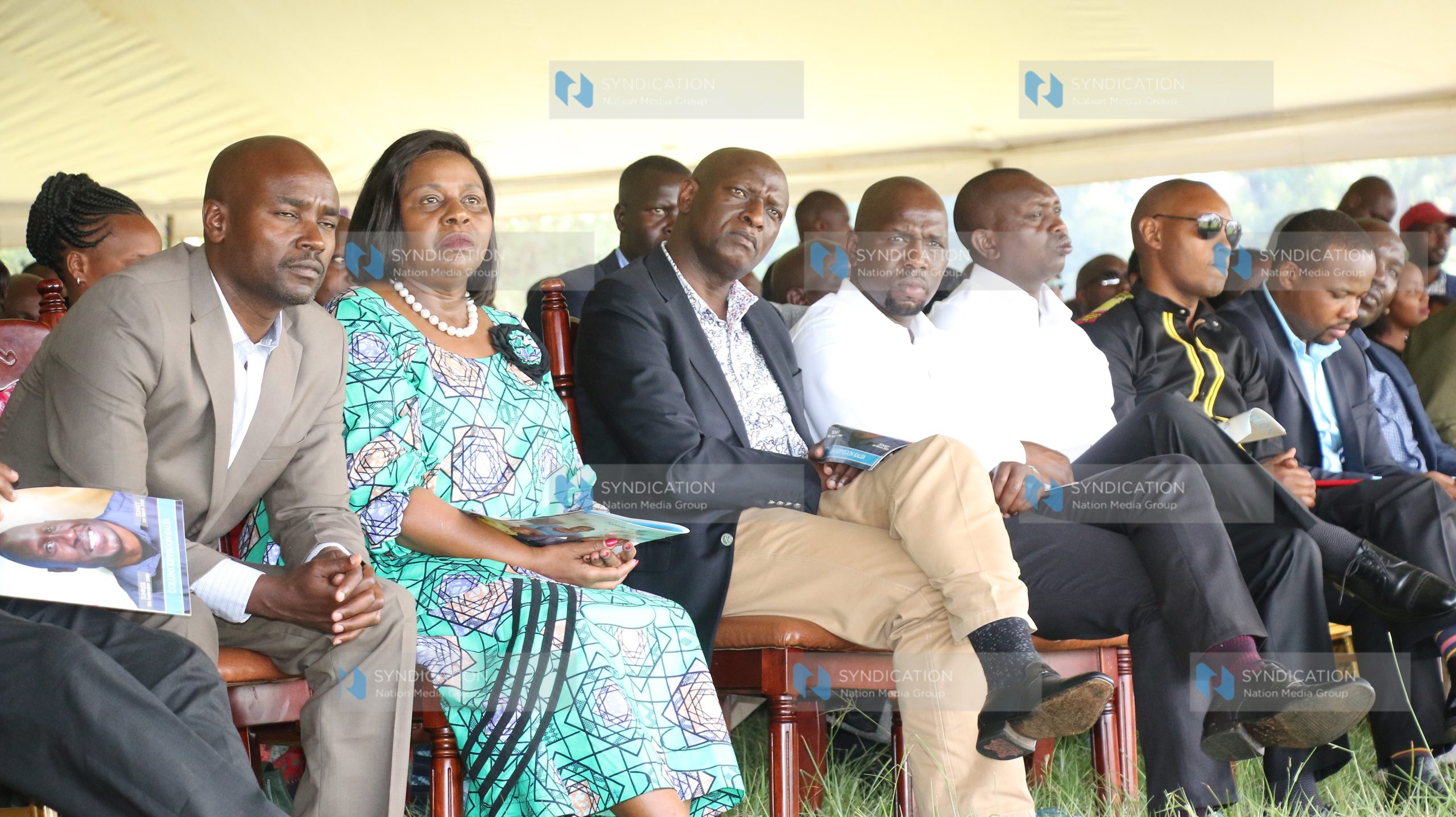 Funeral of Collins Kipyegon Kalya, the son of Bomet East MP Beatrice Kones and former Minister the late Kipkalya Kones