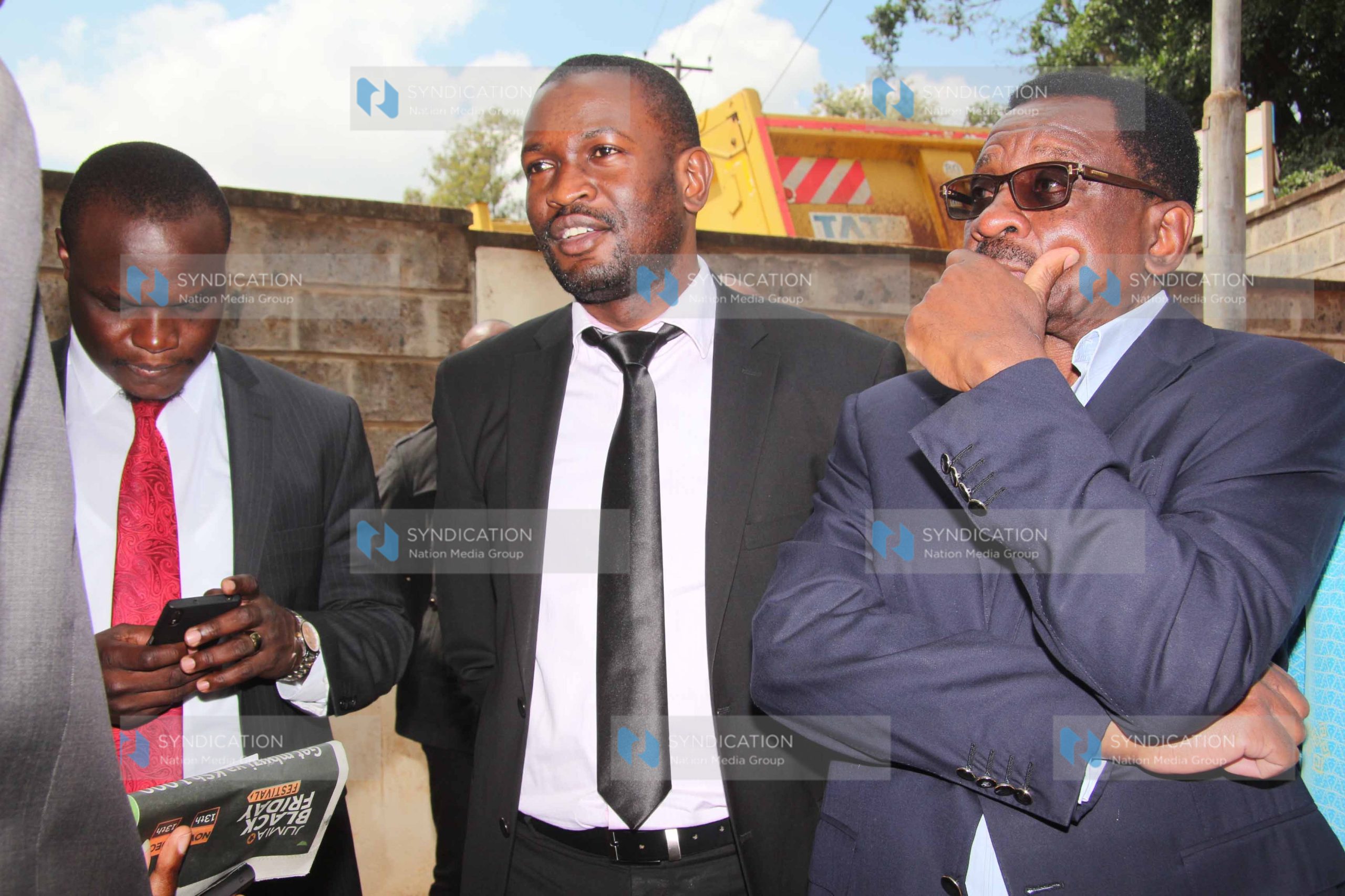 Lobbing for the release of NASA strategist Dr David Ndii