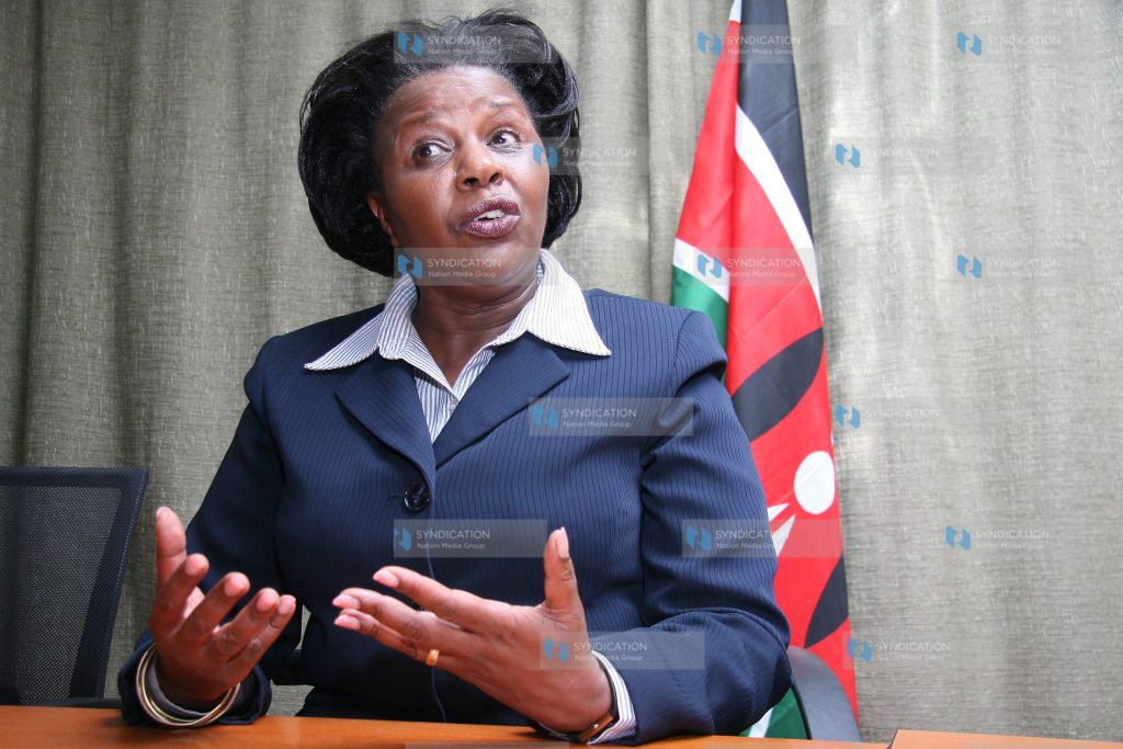 Deputy Speaker Joyce Laboso during the interview