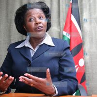 Deputy Speaker Joyce Laboso during the interview