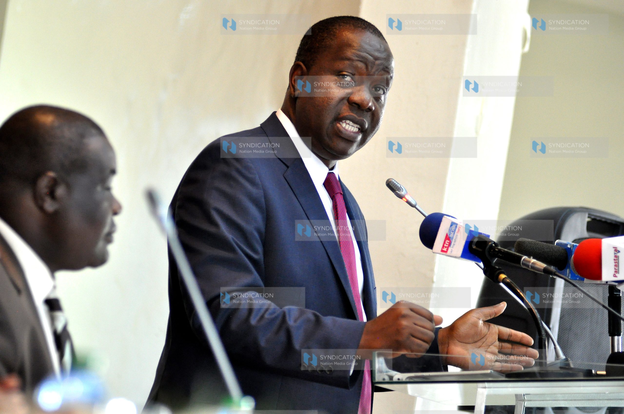 Education Fred Matiang’i gives a speech