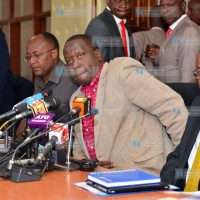 Matiangi during a press conference