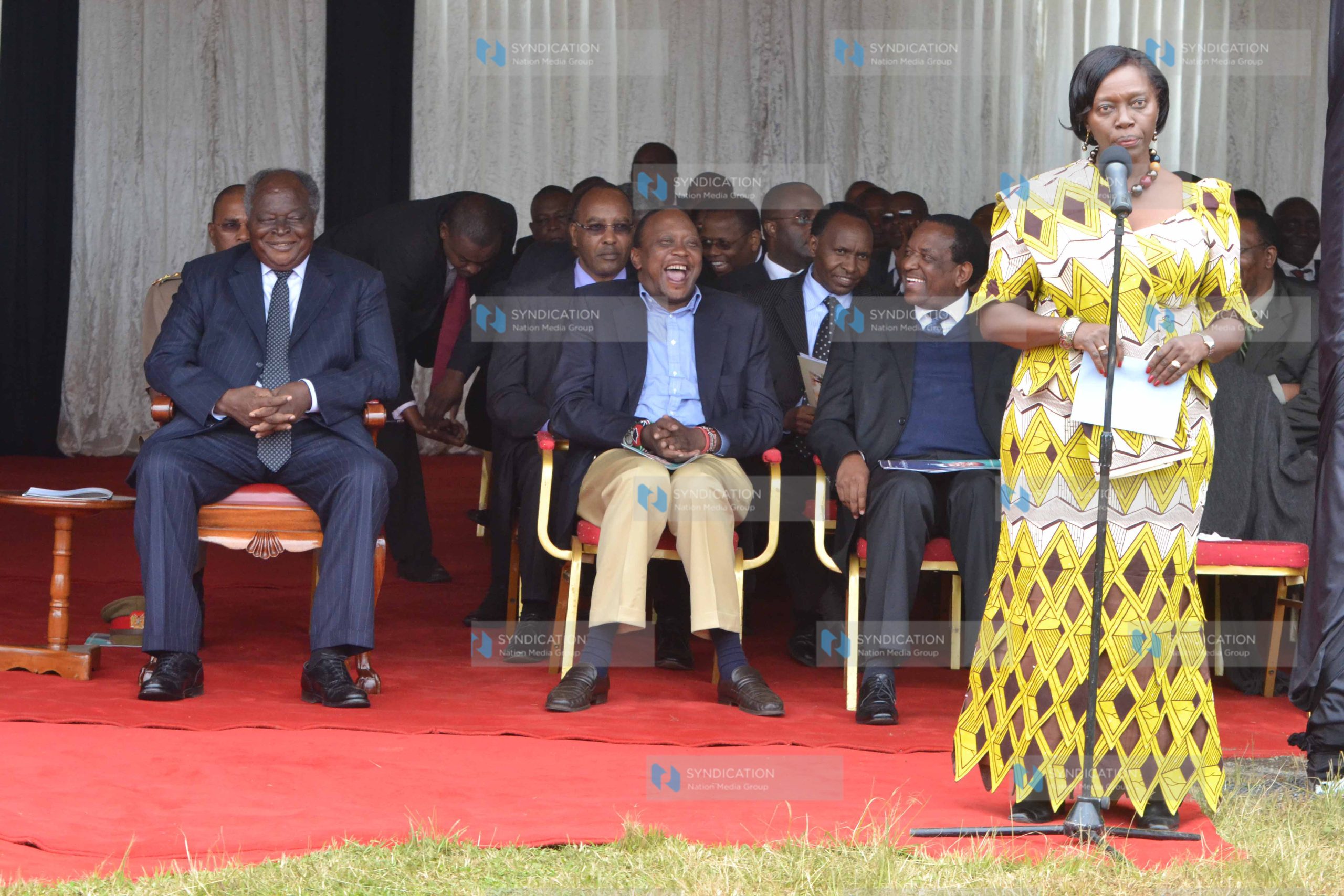 Burial ceremony of the former head of civil service
