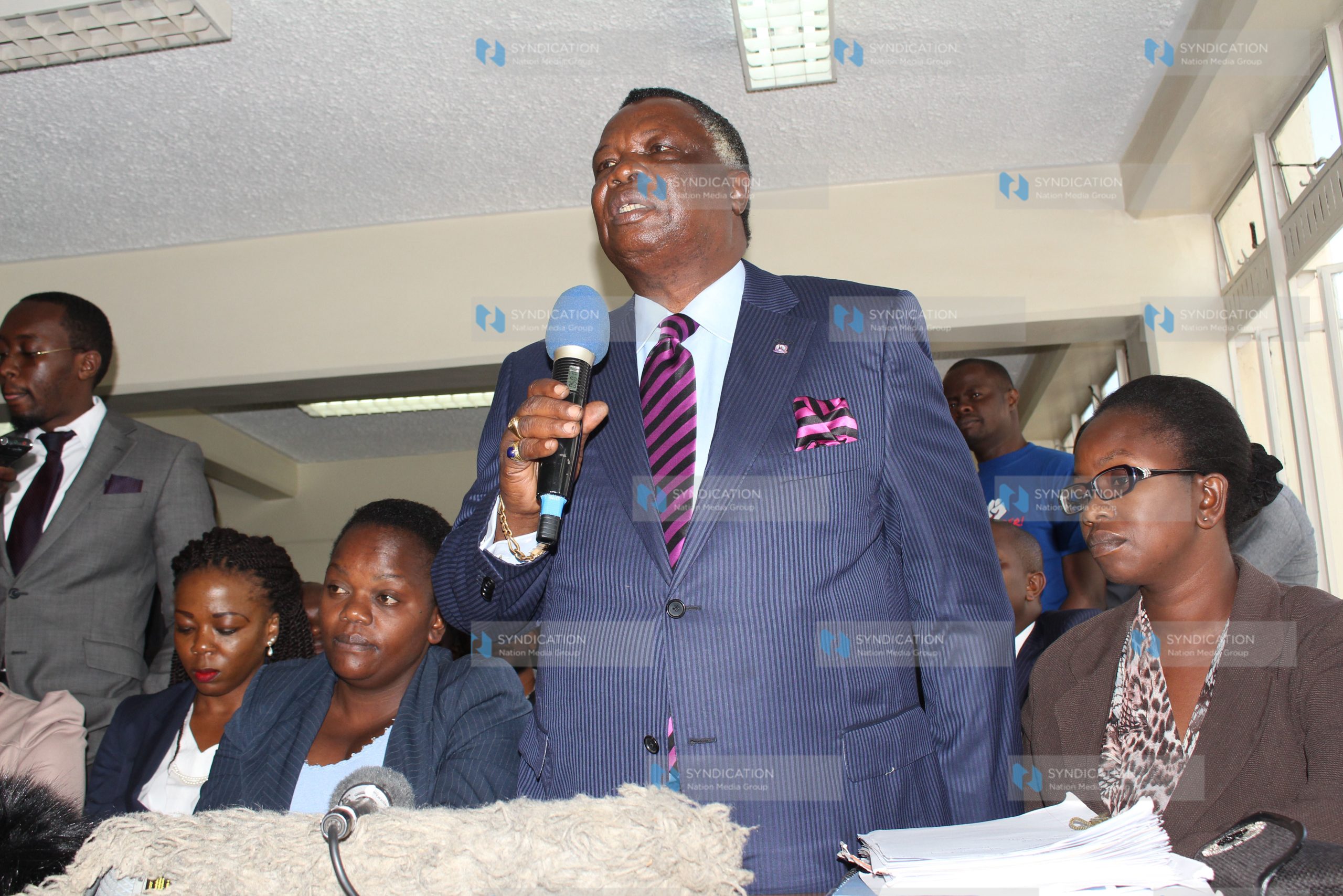 COTU Secretary General Francis Atwoli speaks