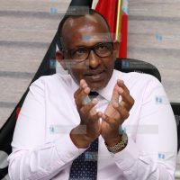 Aden Duale during the interview