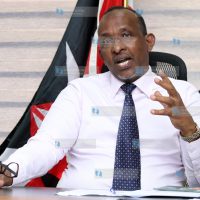 Aden Duale during the interview