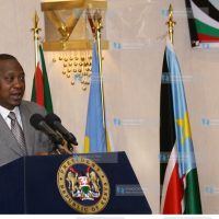 President Uhuru Kenyatta speaking