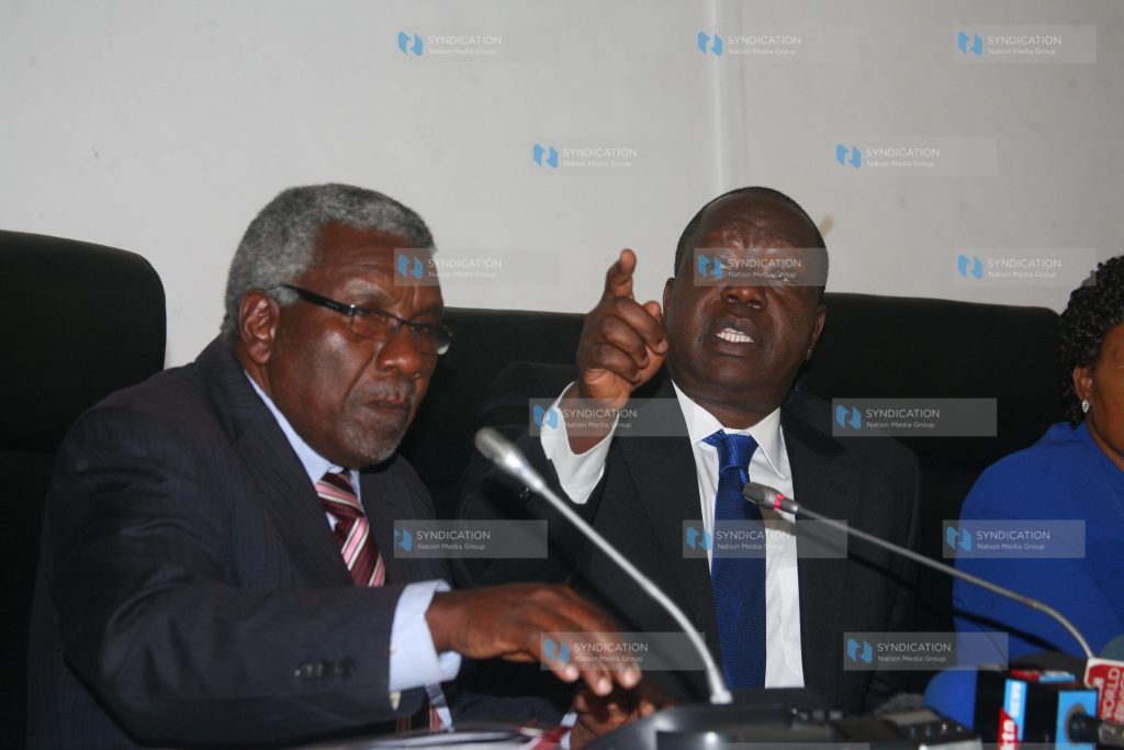 Fred Matiang'i and Prof. Chacha Nyaigotti Chacha