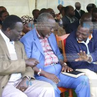 Legislators William Ruto of Eldoret North, Franklin Bett of Bureti and Kacheliba MP Samuel Poghisio