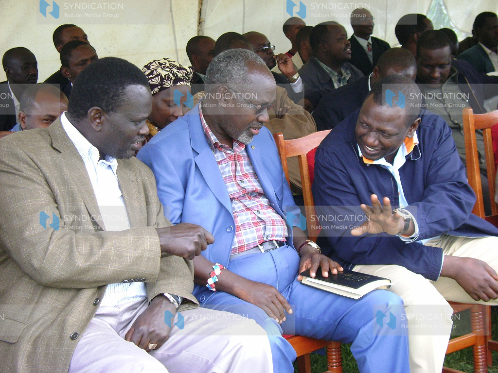 Legislators William Ruto of Eldoret North, Franklin Bett of Bureti and Kacheliba MP Samuel Poghisio