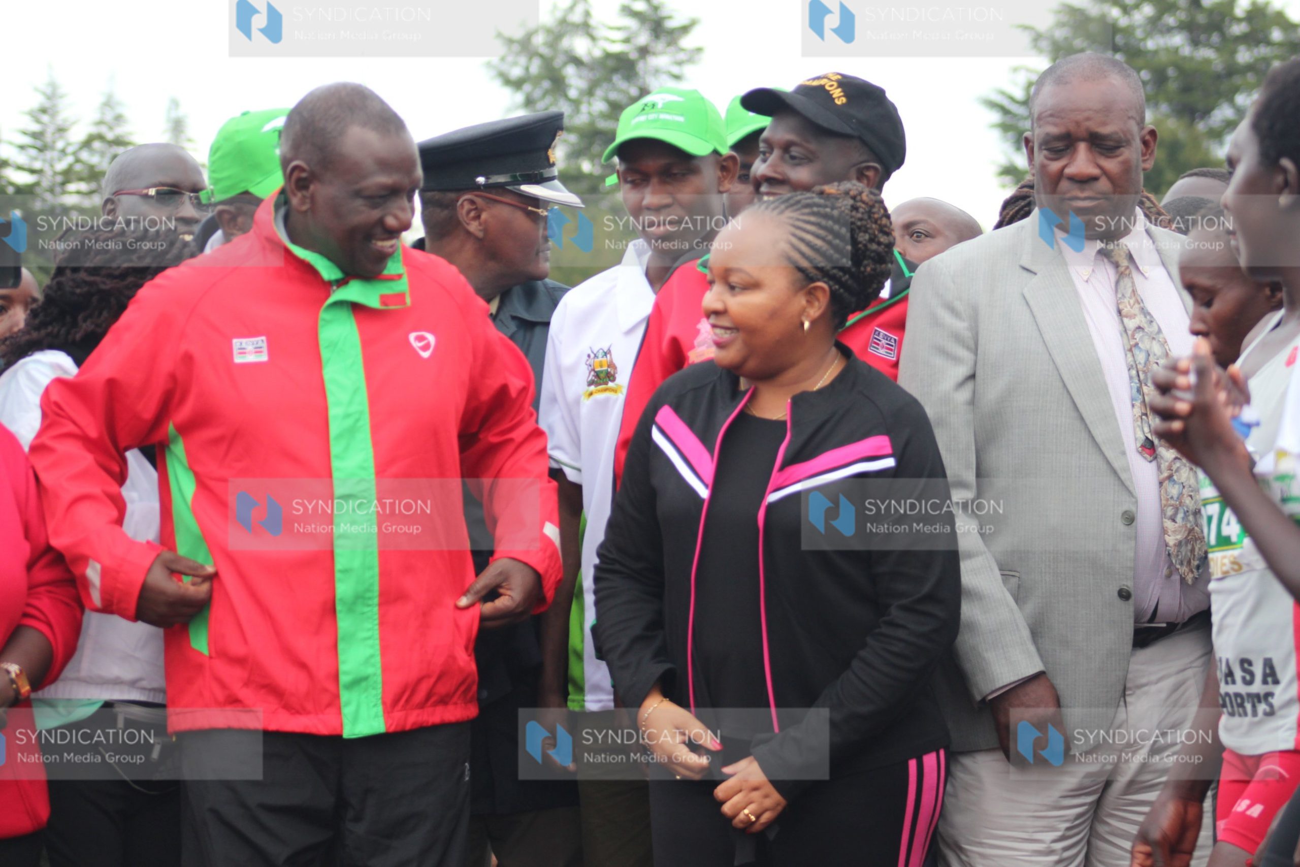 Deputy President William Ruto and Kirinyaga Governor Anne Waiguru