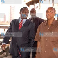 Vice president Kalonzo Musyoka and the justice minister Mutula Kilonzo