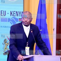 CS Trade Moses Kuria during the EU-Kenya Business Forum