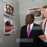 ICT Cabinet Secretary Fred Matiang’i and EU Ambassador to Kenya Lodewijk Breit