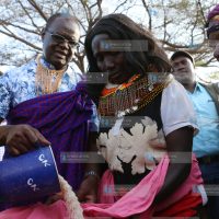 Meru Governor Kiraitu Murungi distributes foodstuff