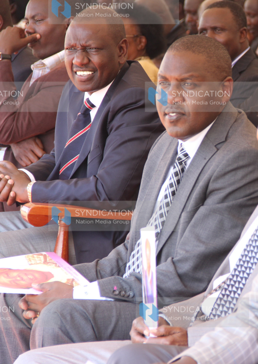 Deputy President William Ruto and his Personal Assistant Kimutai Keitany