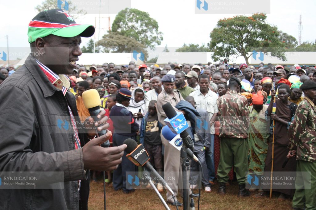 Eldoret North MP William Ruto