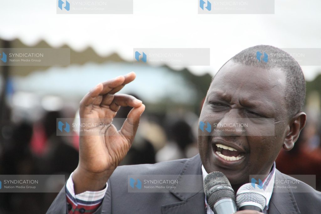 Eldoret North MP William Ruto