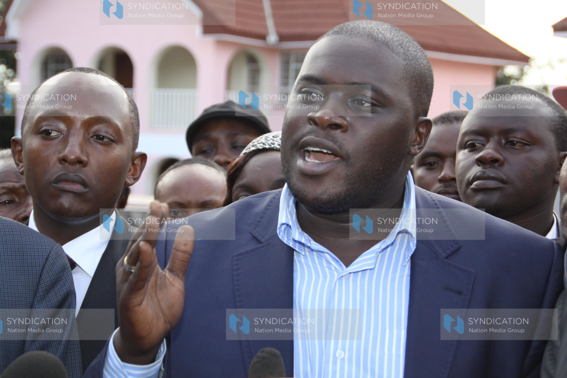 The National Alliance party’s Chairman Johnson Sakaja