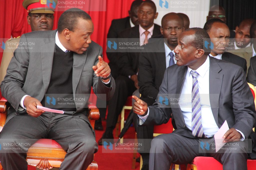 President Uhuru Kenyatta, and Nandi County Governor Cleophas Lagat