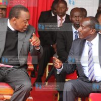 President Uhuru Kenyatta, and Nandi County Governor Cleophas Lagat