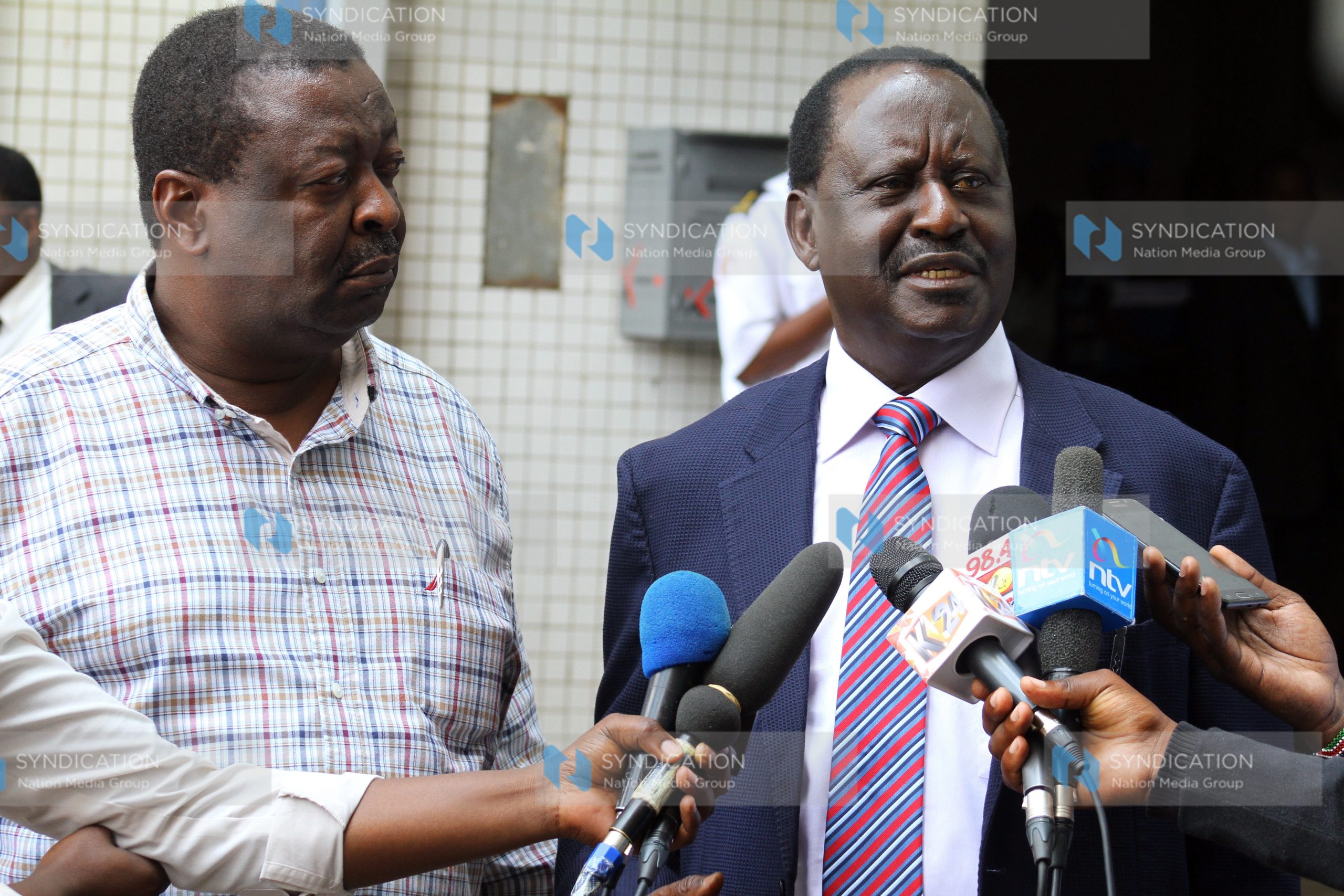 NASA principals Raila Odinga and Musalia Mudavadi