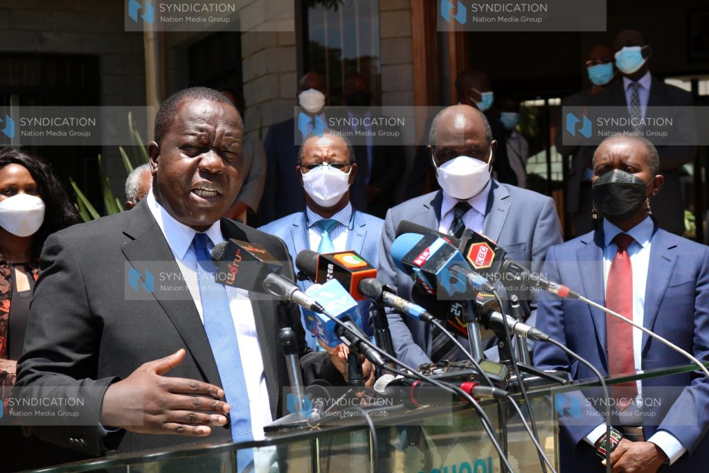 Interior Cabinet Secretary Dr. Fred Matiang’i